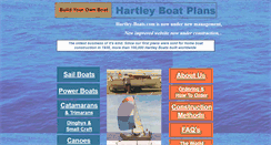 Desktop Screenshot of hartley-boats.com